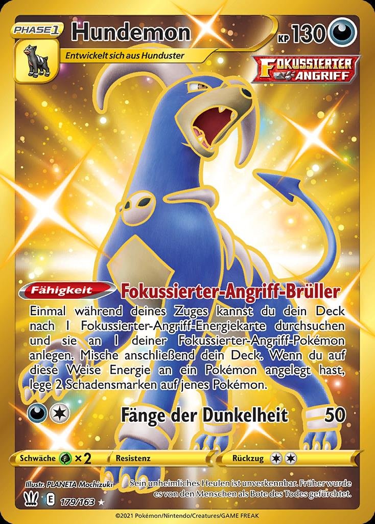 Bestelle Jetzt Hundemon 179 163 Kampfstile Secret Rare Gold