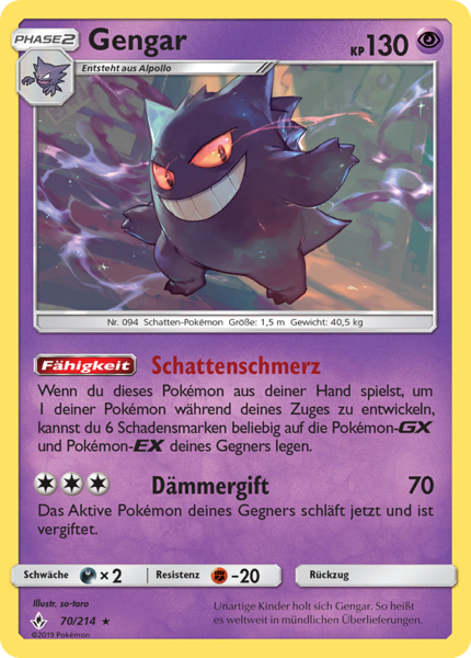 Bestelle Jetzt Gengar Kr Fte Im Einklang Rare Bei Geco