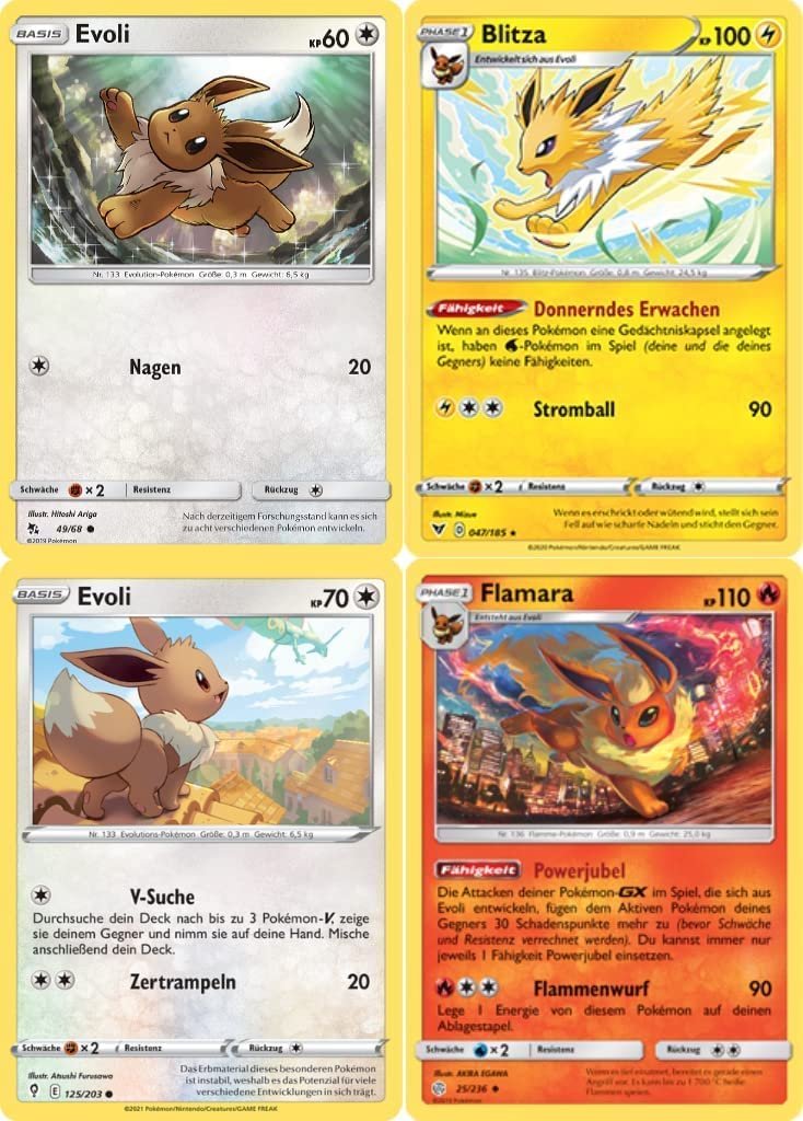 Pokemon Er Set Evoli Und Entwicklungen Erh Ltlich Bei Geco