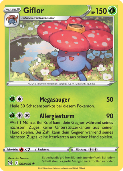 Bestelle Jetzt Giflor Verlorener Ursprung Holo Rare Bei