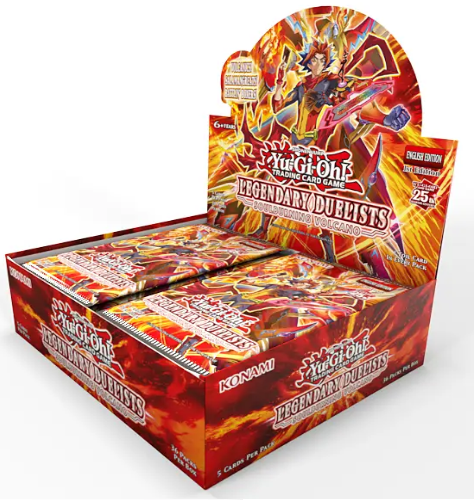 Yu Gi Oh Legendary Duelists Soulburning Volcano Display Booster