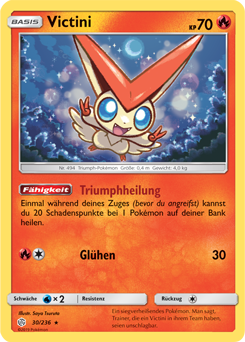 Welten im Wandel - Victini - 030/236 - Holo Rare