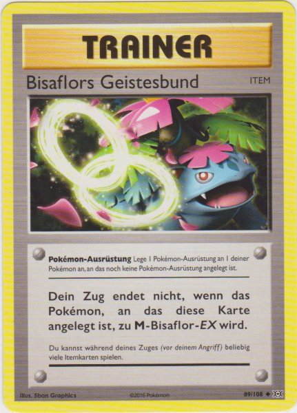 Evolution - 089/108 - Bisaflors Geistesbund - Rare - Reverse Holo