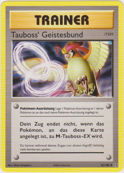Evolution - 081/108 - Tauboss Geistesbund - Uncommon - Reverse Holo