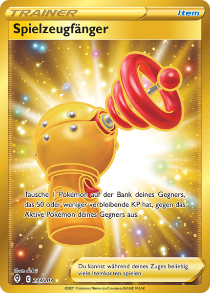 Drachenwandel - 233/203 - Spielzeugfänger  - Secret Rare - Gold
