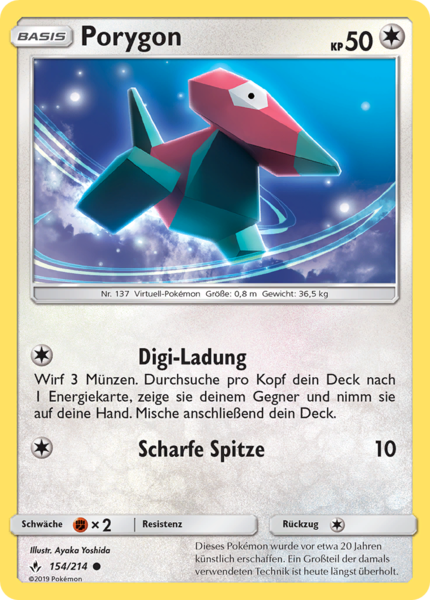 Kräfte im Einklang - 154/214 - Porygon - Common