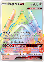 Ultra-Prisma - 162/156 - Kaguron GX - Secret Rare - Rainbow
