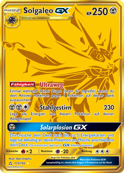 Lunala-GX 172/156 Ultra Prisma Pokemon Karte kaufen