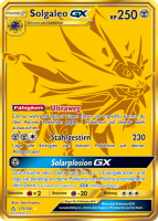 Ultra-Prisma - 173/156 - Solgaleo GX - Secret Rare - Gold