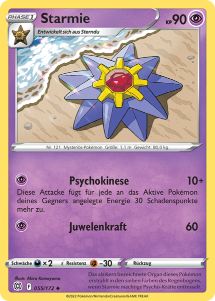 Strahlende Sterne - 055/172 - Starmie - Uncommon