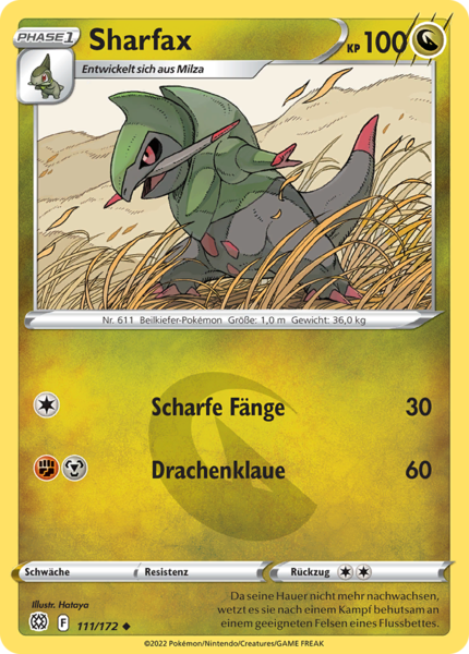 Strahlende Sterne - 111/172 - Sharfax - Uncommon