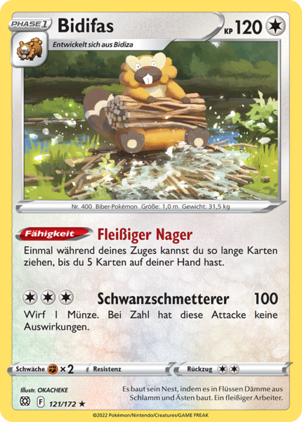 Strahlende Sterne - 121/172 - Bidifas - Holo Rare