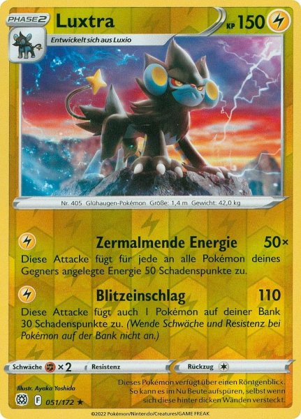 Strahlende Sterne - 051/172 - Luxtra - Rare - Reverse Holo