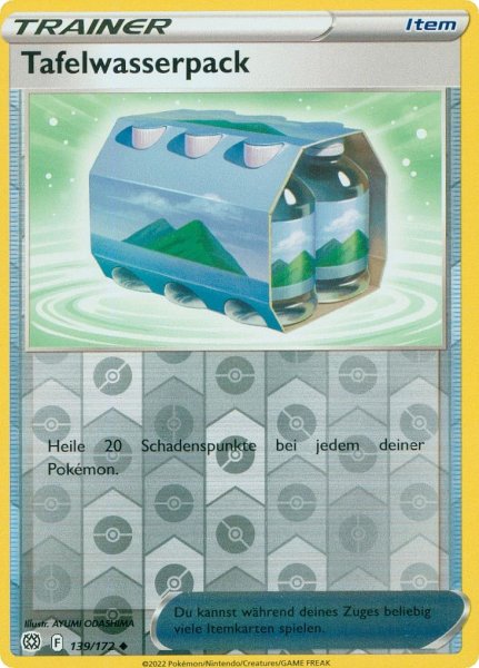 Strahlende Sterne - 139/172 - Tafelwasserpack - Uncommon - Reverse Holo