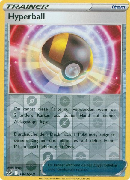 Strahlende Sterne - 150/172 - Hyperball - Uncommon - Reverse Holo