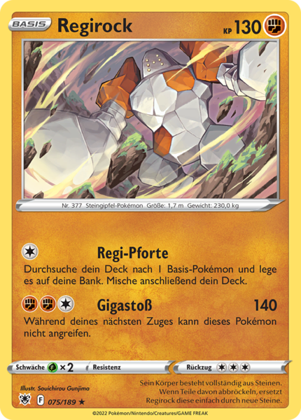 Astralglanz - 075/216 - Regirock - Rare