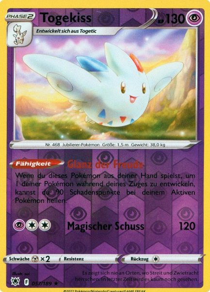 Astralglanz - 057/216 - Togekiss - Rare - Reverse Holo