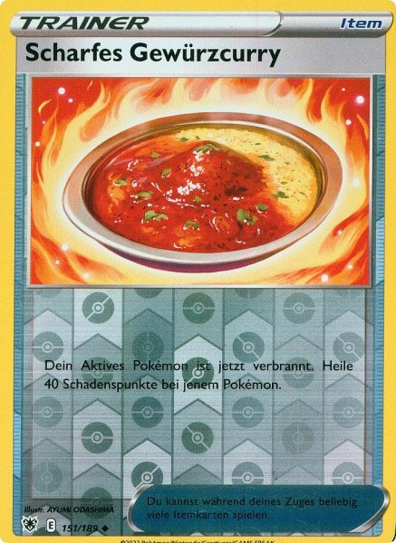 Astralglanz - 151/216 - Scharfes Gewuerzcurry  - Uncommon - Reverse Holo