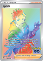 Pokemon GO - 085/078 - Spark  - Secret Rare - Rainbow