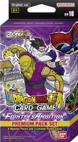 Dragon Ball Super Card Game - Premium Pack Set - ZENKAI Series Set 02 - Fighters Ambition [PP10] - Englisch