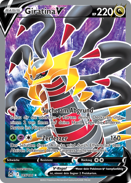 Verlorener Ursprung - 185/196 - Giratina V - Ultra Rare - Full Art