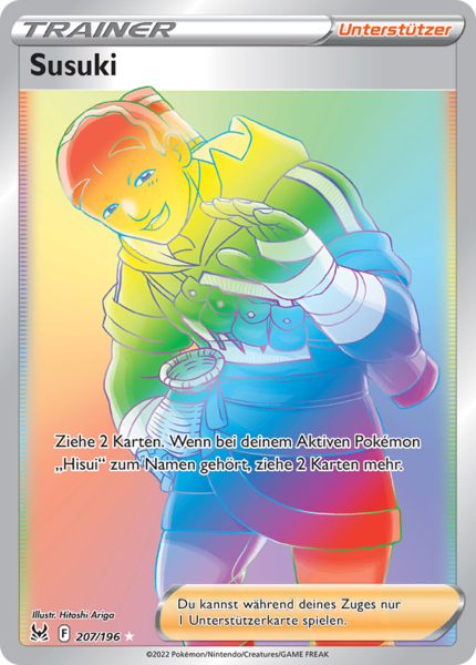 Verlorener Ursprung - 207/196 - Susuki - Secret Rare - Rainbow