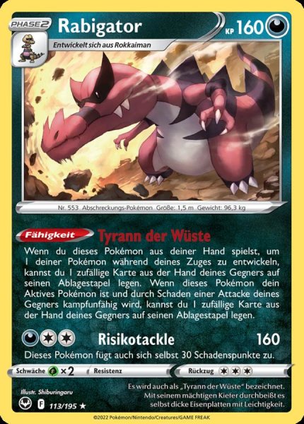 Silberne Sturmwinde - 113/195 - Rabigator - Holo Rare