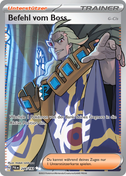 Entwicklungen in Paldea - 248/193 - Befehl vom Boss - Ultra Rare - Full Art