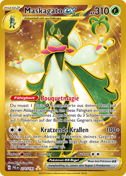 Entwicklungen in Paldea - 271/193 - Maskagato EX - Hyper Rare