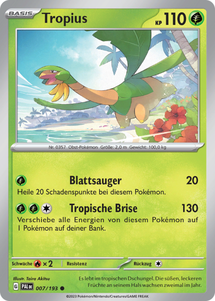 Entwicklungen in Paldea - 007/193 - Tropius - Common