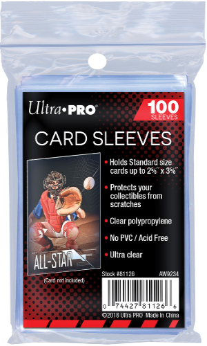 Ultra PRO - Regular Sleeves - Standard Soft Card Sleeves (100 Sleeves)