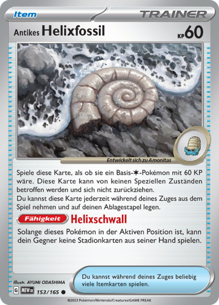 Antikes Helixfossil - 153/165 - 151 - Common