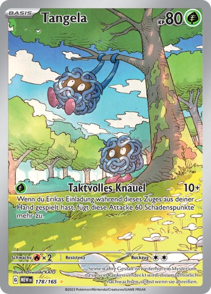 Tangela - 178/165 - 151 - Illustration Rare