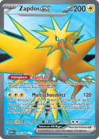 Zapdos-ex - 192/165 - 151 - Ultra Rare - Full Art