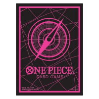 One Piece Card Game - Official Sleeves - 6 - schwarz/pink