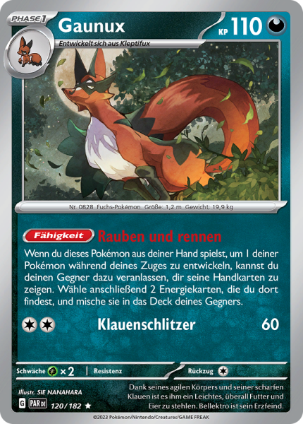 Paradoxrift - 120/182 - Gaunux - Holo Rare