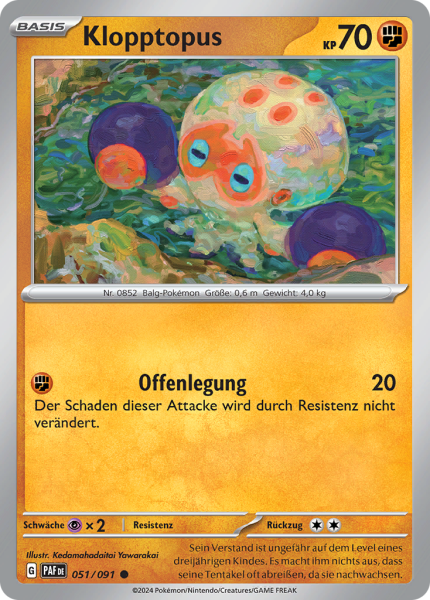 Paldeas Schicksale - 051/91 - Klopptopus - Common