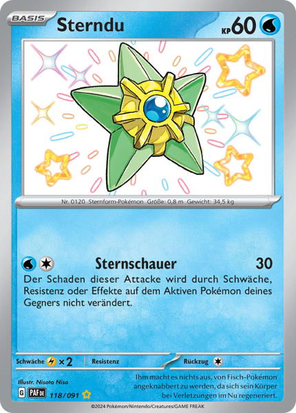 Paldeas Schicksale - 118/91 - Sterndu - Shiny Rare