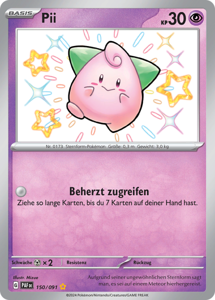 Paldeas Schicksale - 150/91 - Pii - Shiny Rare