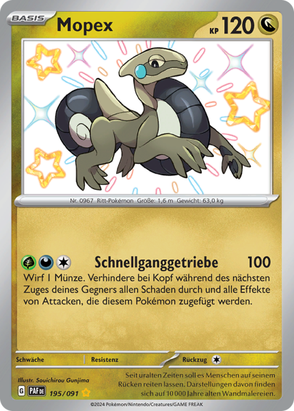 Paldeas Schicksale - 195/91 - Mopex - Shiny Rare