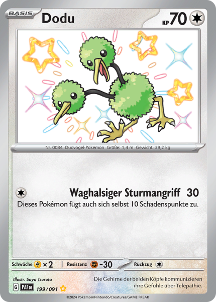 Paldeas Schicksale - 199/91 - Dodu - Shiny Rare