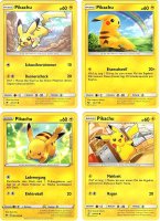 Pokemon - 4er Set - Pikachu - Amazon