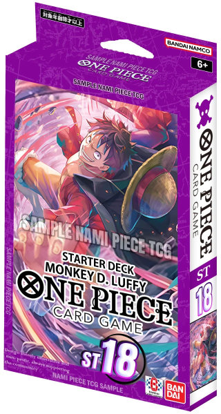One Piece Card Game – Starter Deck - Purple - Monkey D. Luffy [ST18] – Englisch