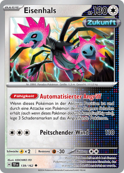 Gewalten der Zeit - 139/162 - Eisenhals  - Uncommon - Reverse Holo