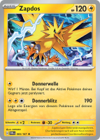 Maskerade im Zwielicht - 065/167 - Zapdos - Holo Rare