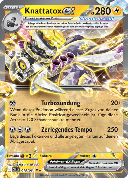 Nebel der Sagen - 015/064 - Knattatox-ex - Double Rare