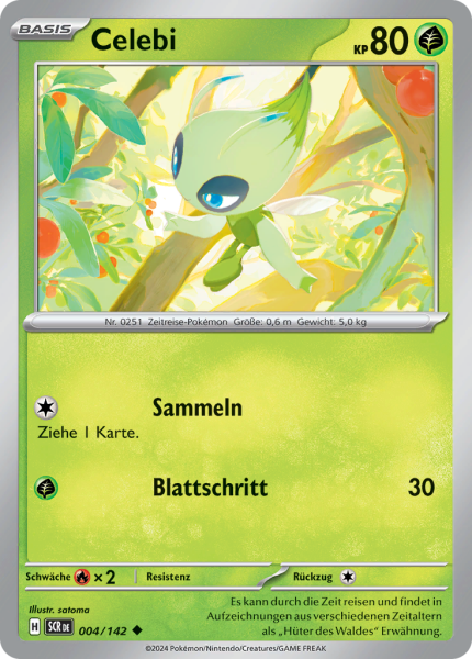 Stellarkrone - 004/142 - Celebi - Uncommon