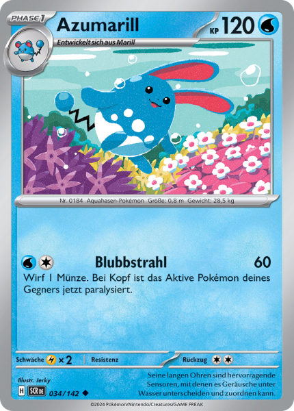 Stellarkrone - 034/142 - Azumarill - Uncommon