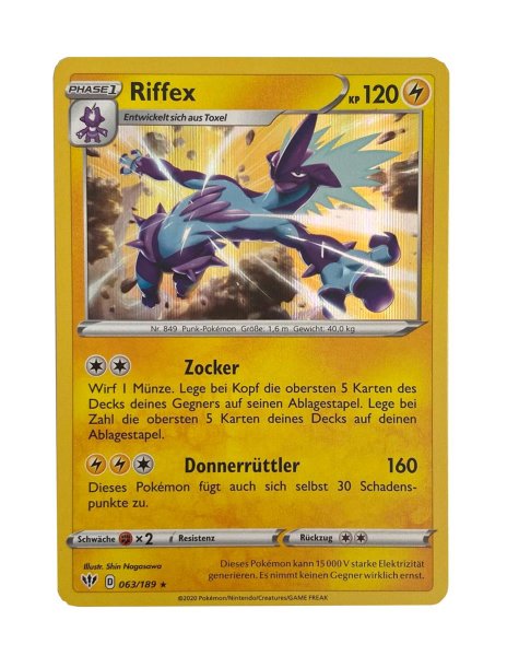 Riffex - 063/189 - Flammende Finsternis - Holo Rare