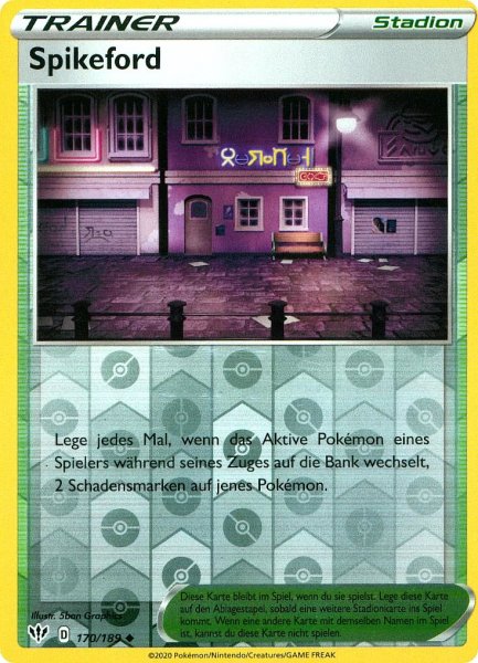 Flammende Finsternis - 170/189 - Spikeford - Uncommon - Reverse Holo